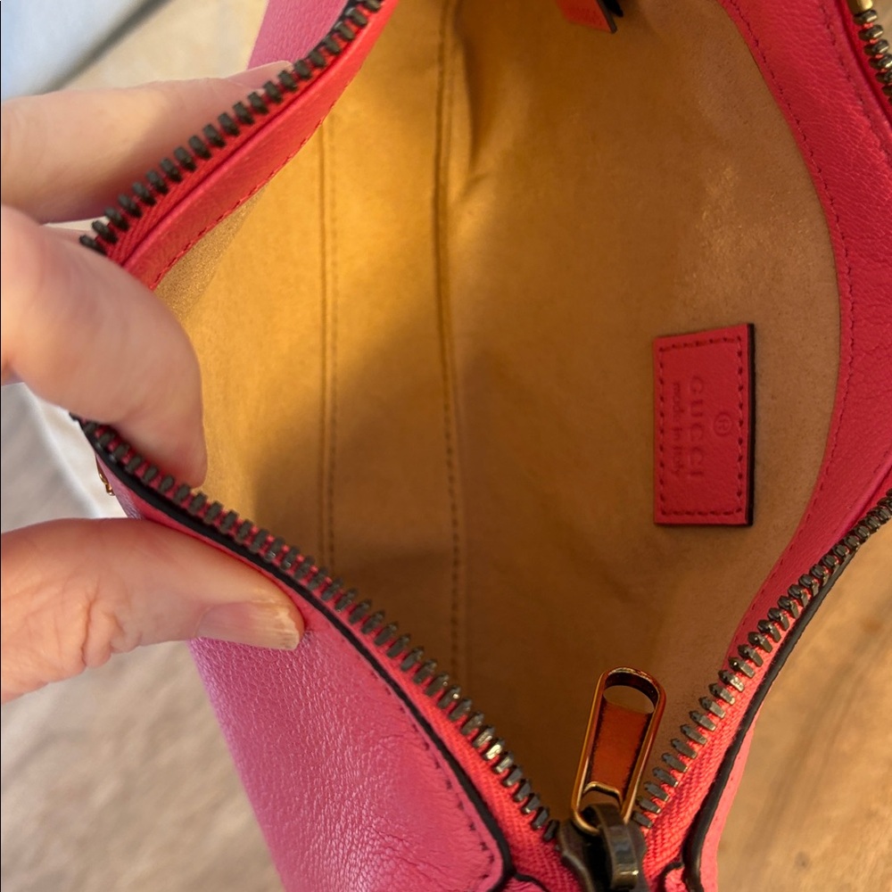 SOLD* The Gucci Aphrodite Small Grained-leather Shoulder Bag - Picture 12 of 14
